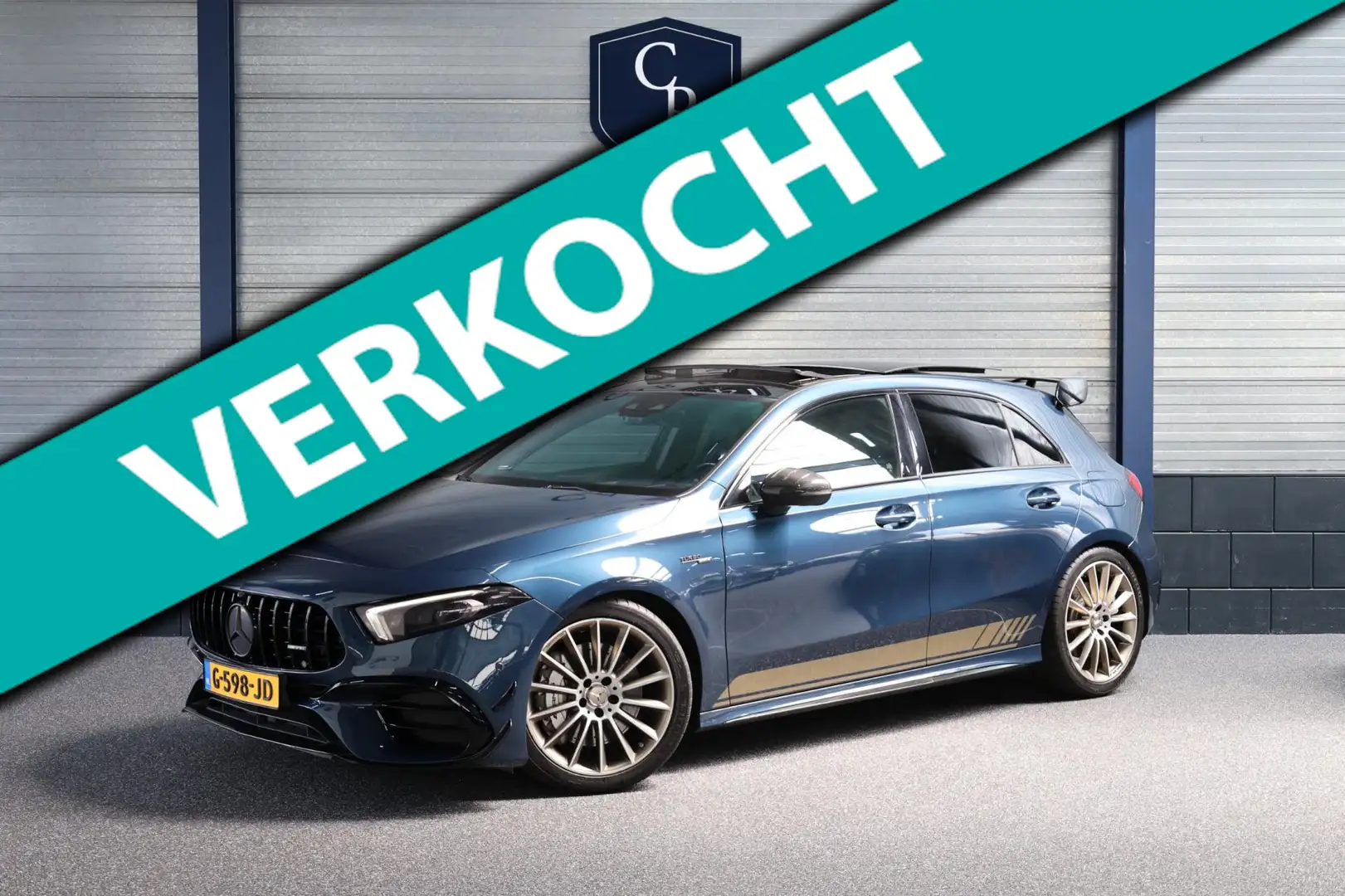 Mercedes-Benz A 35 AMG 4MATIC Edition 1 FULL PPF/MULTIBEAM/HUD/KUIP+MEMOR Bleu - 1