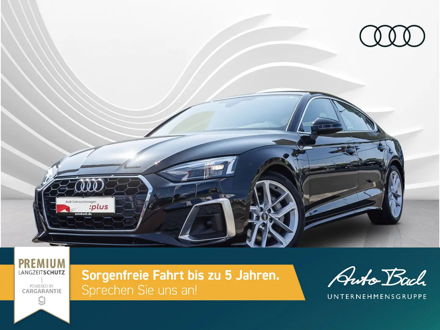 Audi A5 S line 50TDI qu Navi Standhzg virtu Schwarz - 2