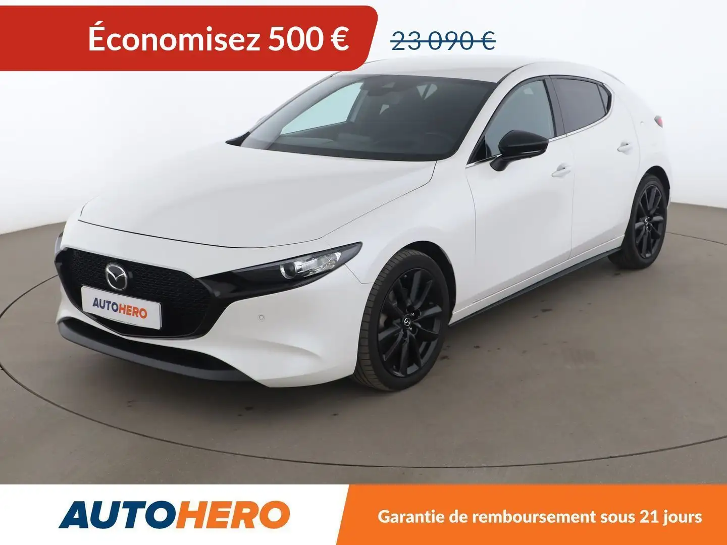 Mazda 3 2.0 e-Skyactiv X M-Hybrid Homura AT Blanc - 1