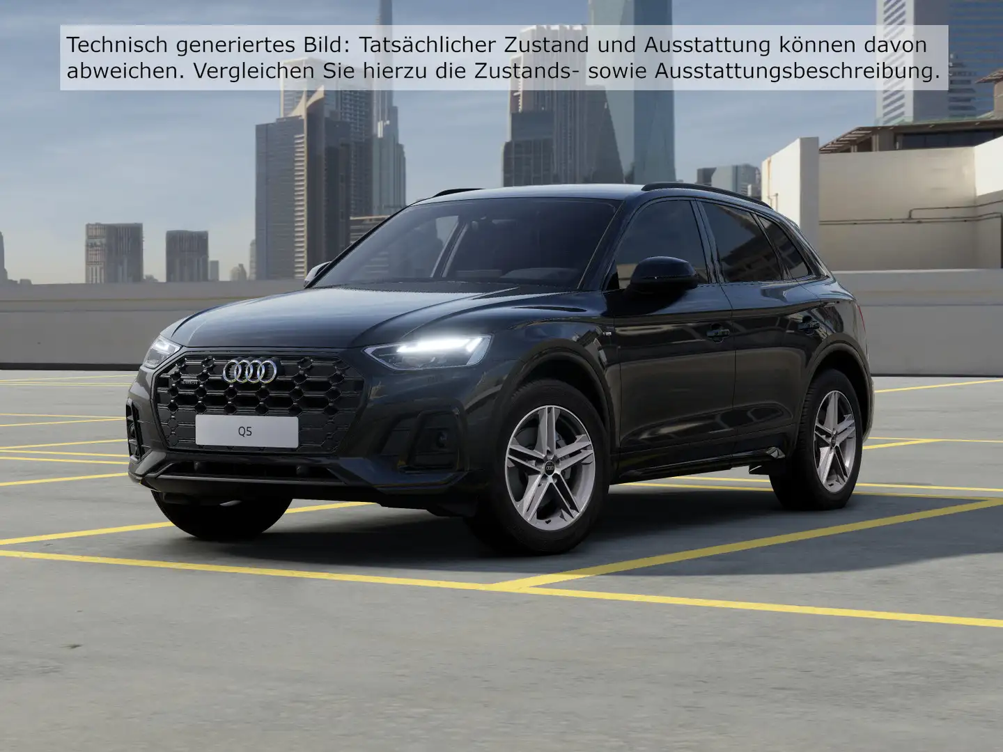 Audi Q5 40 TDI quattro S tronic S line LED AHK DAB VC Schwarz - 1