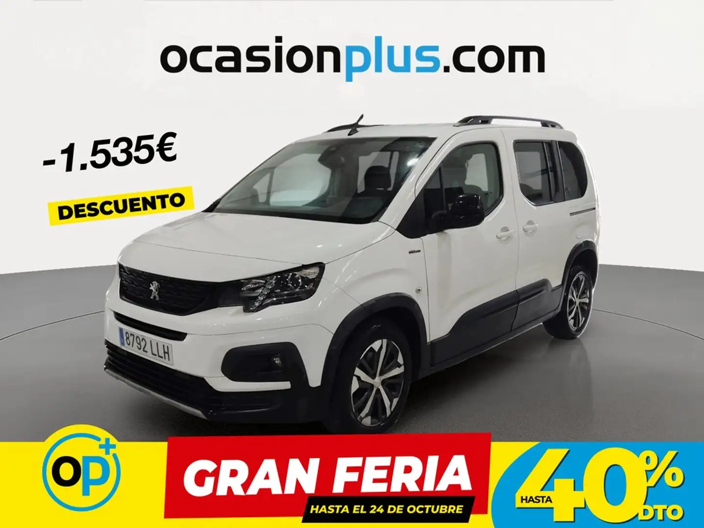 Peugeot Rifter 1.5BlueHDi S&S Standard GT Line 130 Blanco - 1