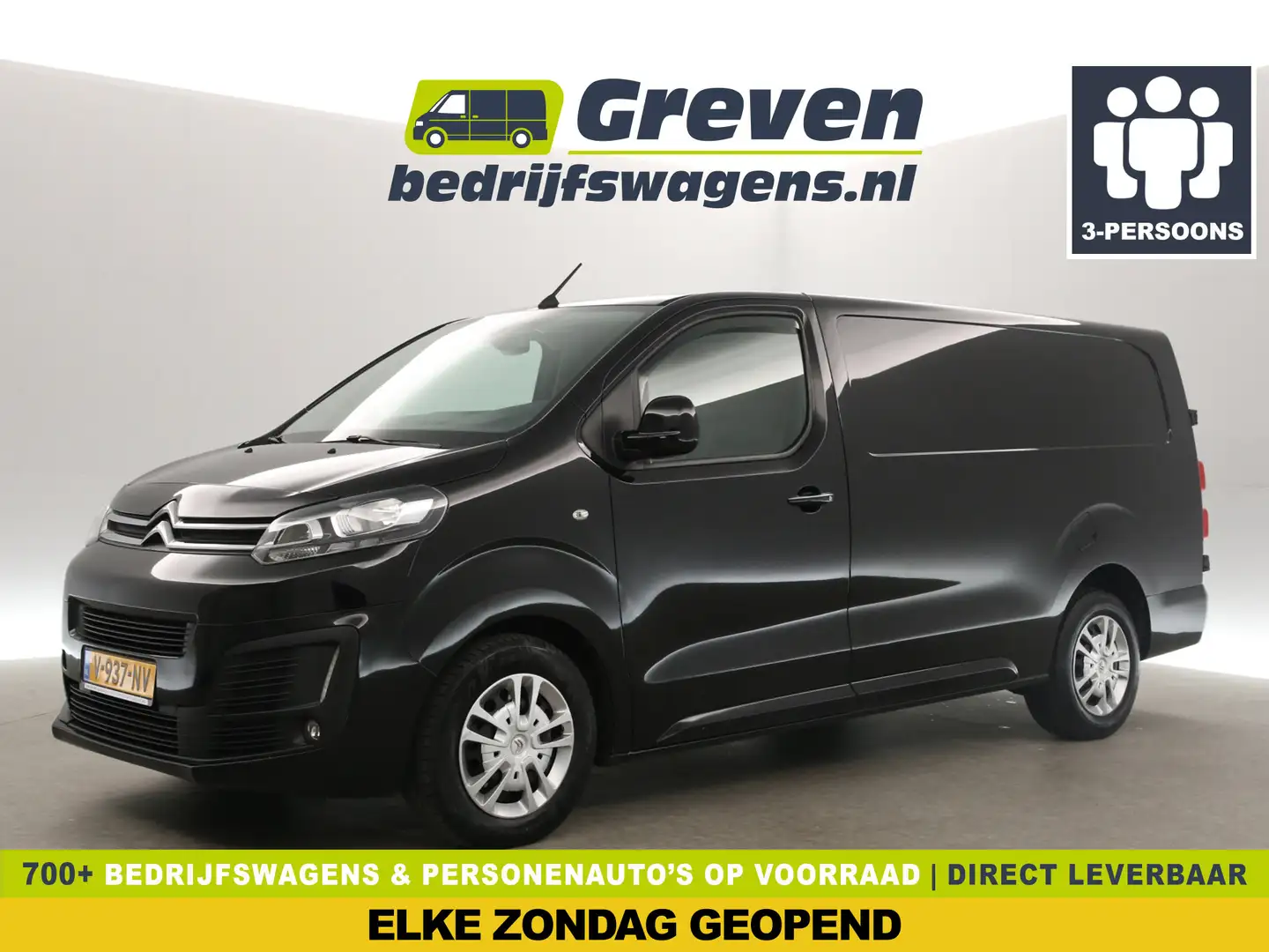 Citroen Jumpy 2.0 BlueHDI L3H1 | Export | 177PK Automaat Airco C Zwart - 1