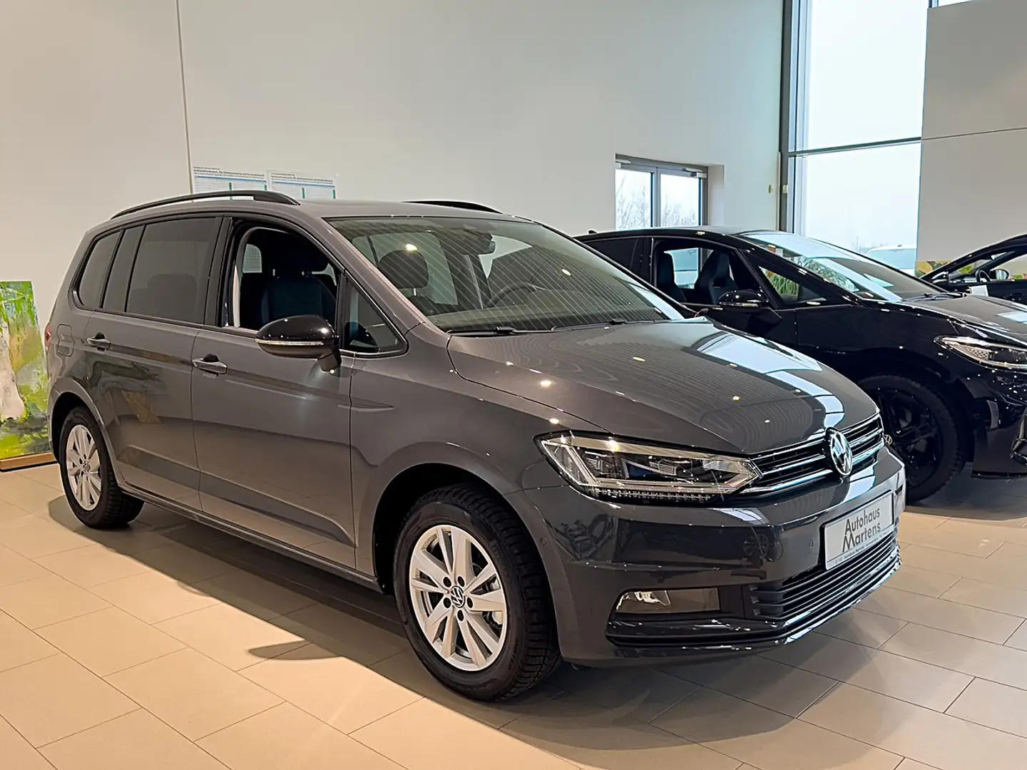 Volkswagen Touran Highline 1,5l TSI OPF 110 kW (150 PS) DSG Klima Gris - 2