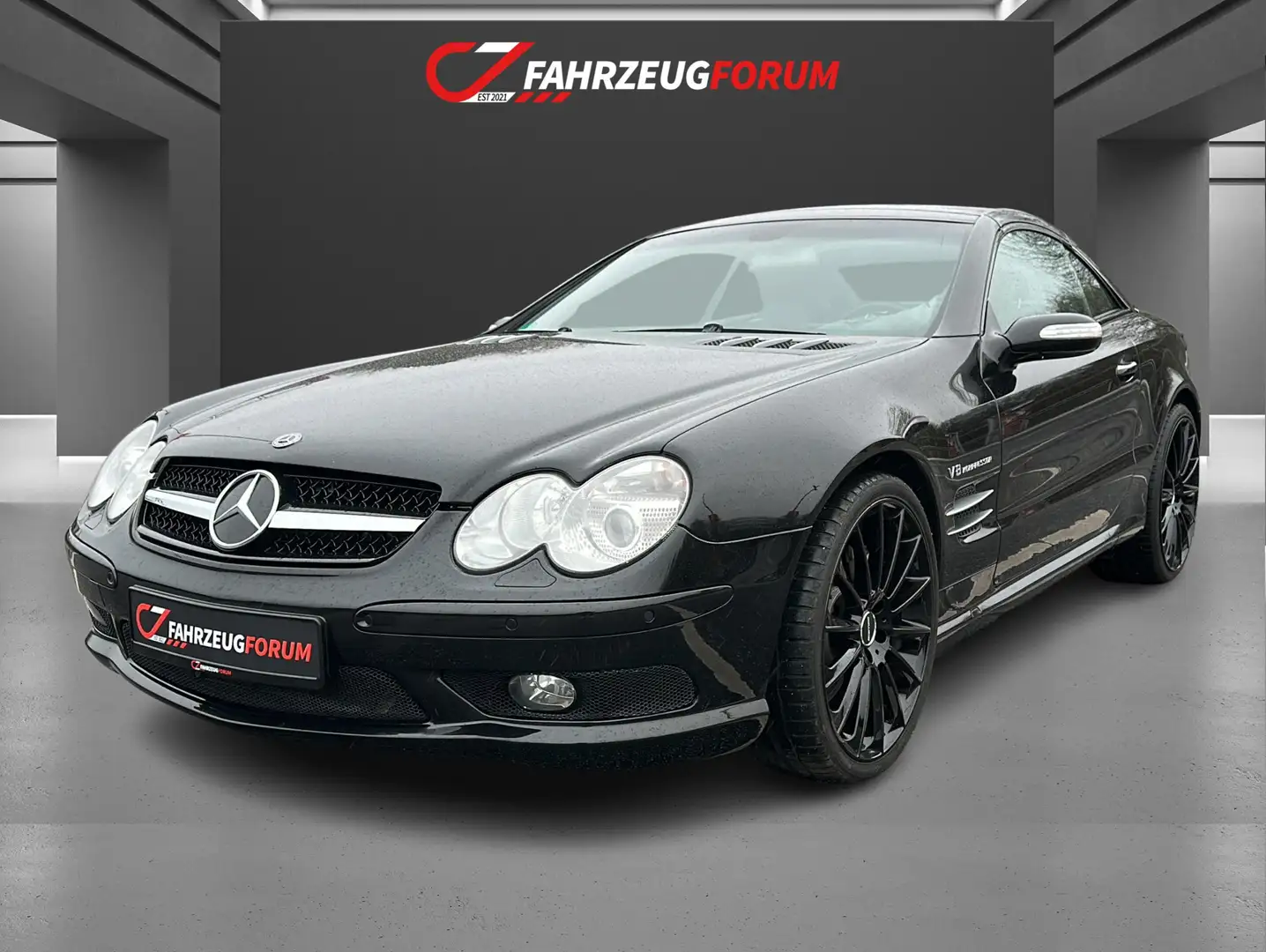 Mercedes-Benz SL 55 AMG Carplay*BOSE*Belüftung*24 m. Garantie Schwarz - 1