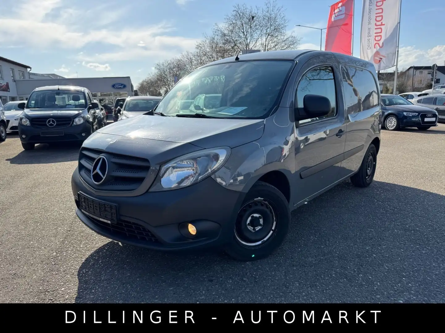 Mercedes-Benz Citan Kasten 108 CDI Lang AHK Euro5  Tüv-03/2026 Gris - 1