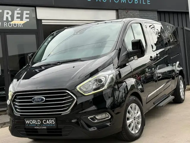 Ford Tourneo Custom 2.0 TDCi L2H1 TVAC*BTWIN LONG CHASSIS - 9PLACES - NAVI - CAMERA - BLISS - LINE ASSIST - CUIR - FULL OPTION