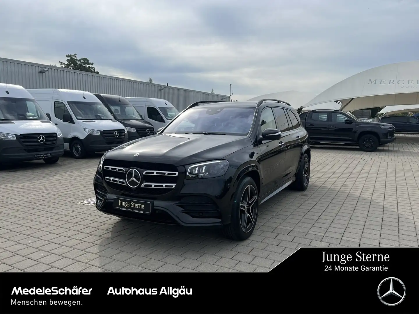 Mercedes-Benz GLS 400 GLS 400 d 4M AMG Night 21" HuD AHK Pano Standh. Schwarz - 1