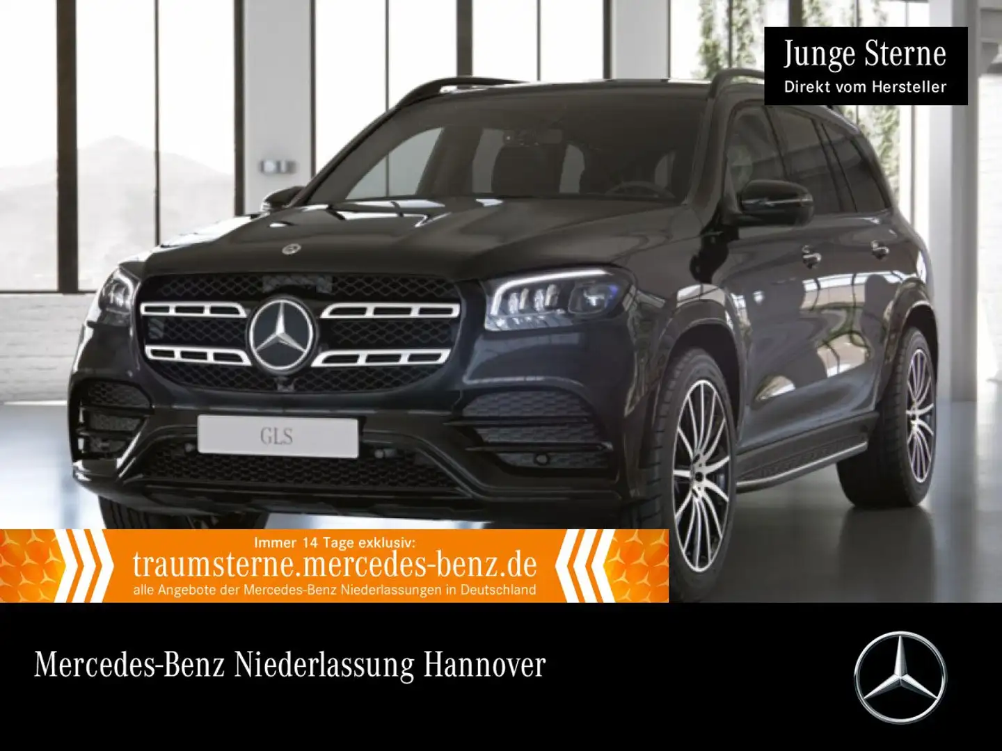 Mercedes-Benz GLS 580 4M AMG+EXCLUSIVE+NIGHT+PANO+360+AHK+SPUR Schwarz - 1