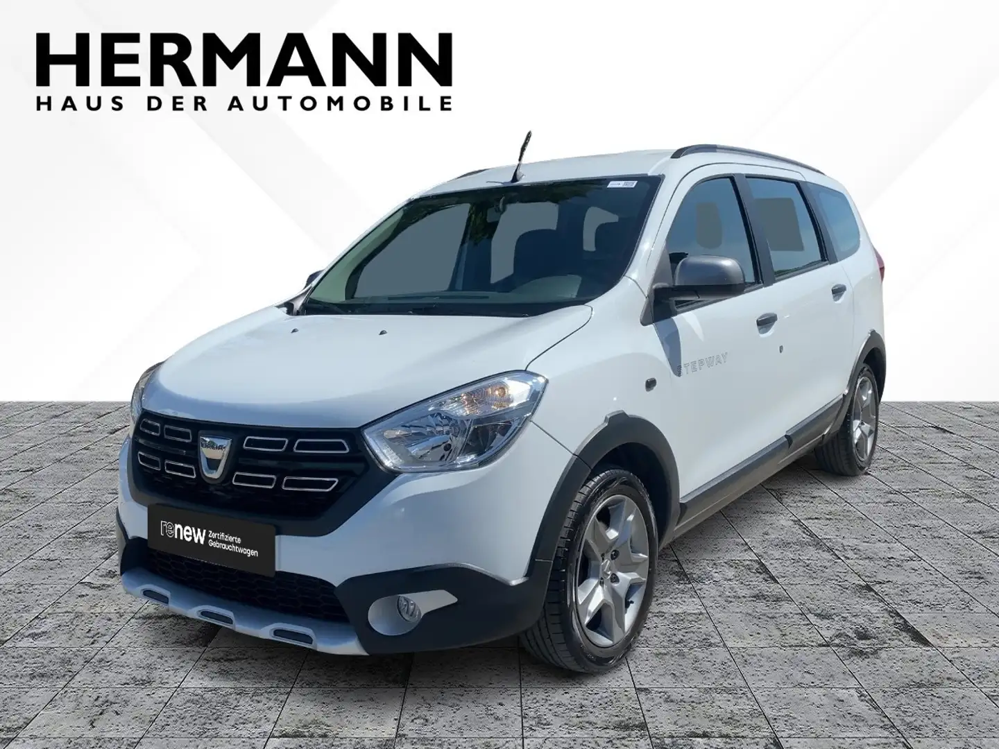 Dacia Lodgy 1.3 TCe 130 GPF Stepway Plus *AHK*NAVI*SHZ Blanco - 1