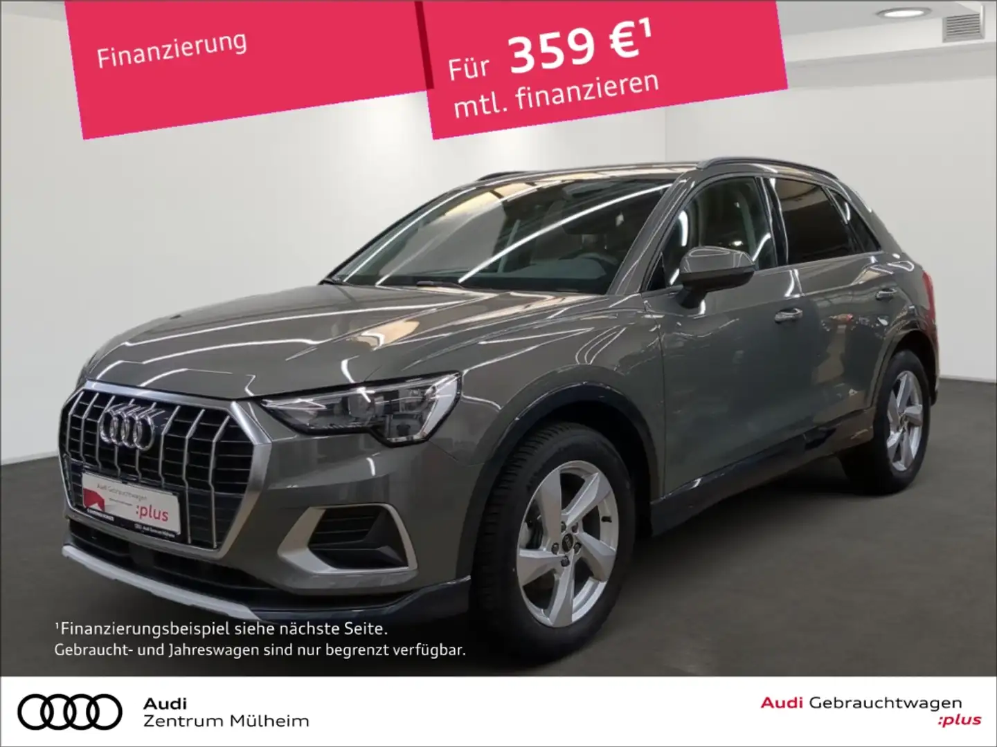 Audi Q3 35 TFSI Navi Pano LED virtual Sitzheizung Grijs - 1
