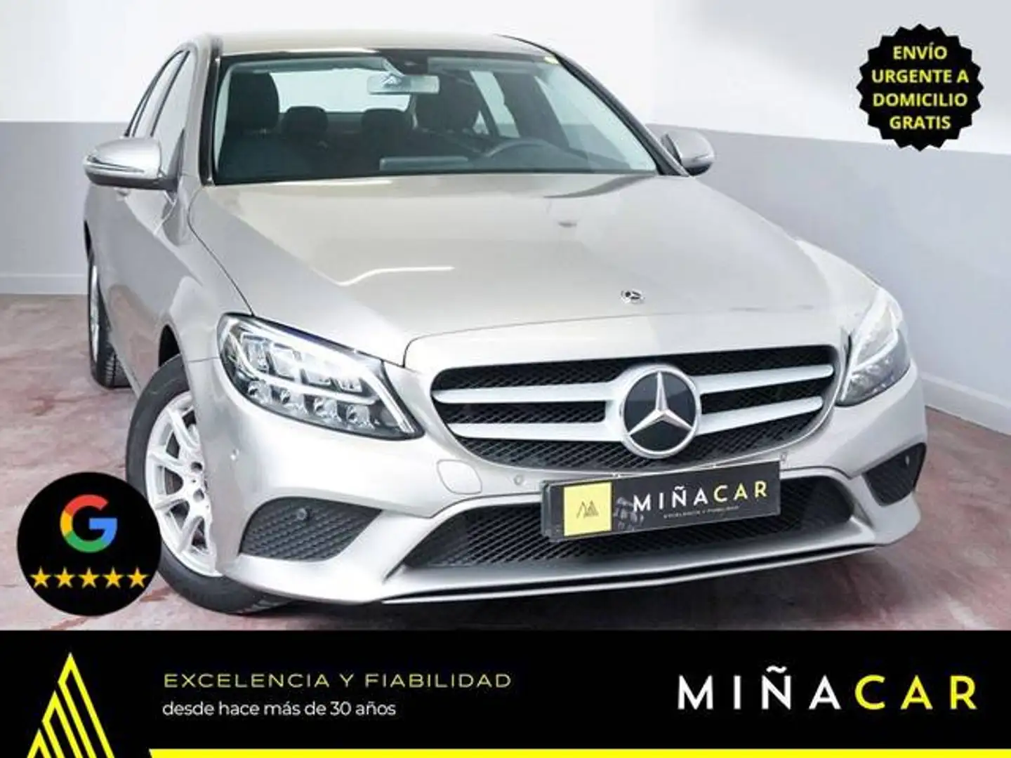 Mercedes-Benz C 180 9G-Tronic Gris - 1