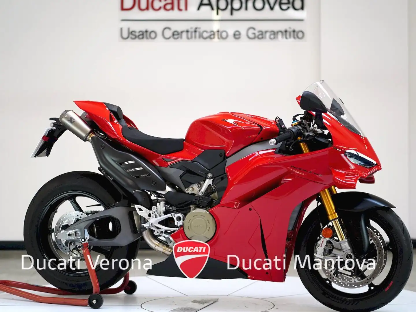 Ducati Panigale V4 S Panigale V4 S 2025 Akrapovic solo 234 km Rouge - 2