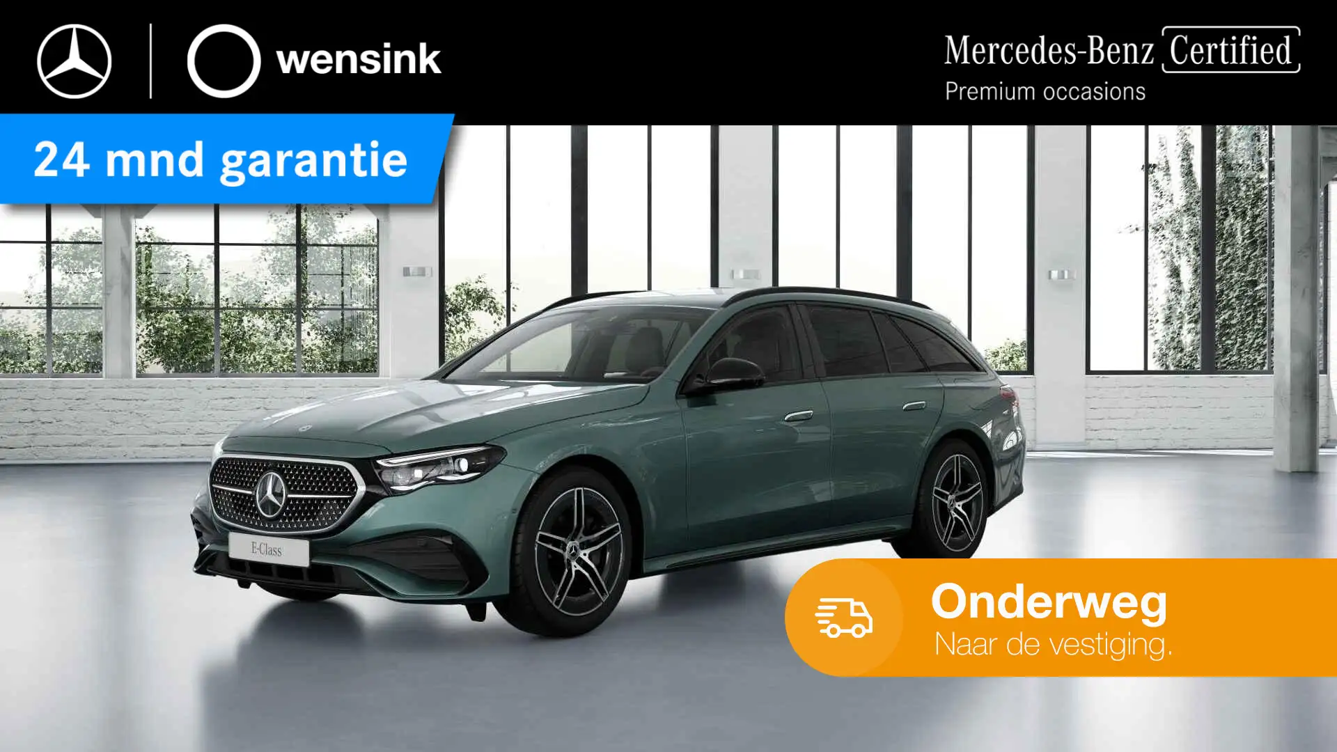 Mercedes-Benz E 300 Estate e AMG Line | Trekhaak | Memory | Digital li Zilver - 1