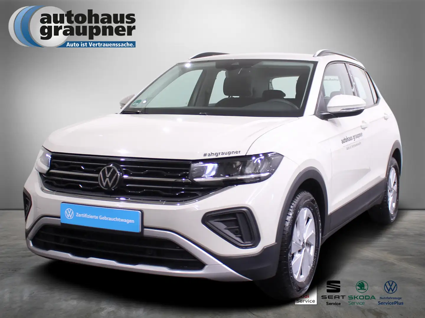 Volkswagen T-Cross 1.0 TSI Life KLIMA PDC SHZ LED Grau - 1