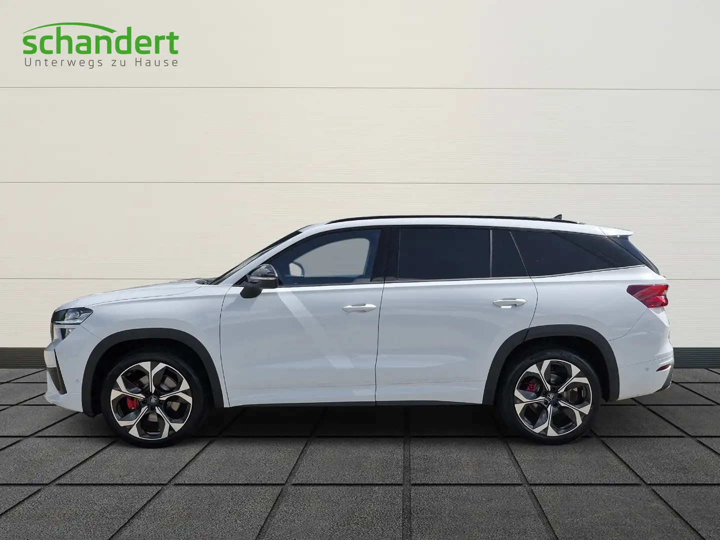 Skoda Kodiaq 2.0 TSI 4x4 RS DSG Matrix AHK Pano Navi Klimaaut Weiß - 2