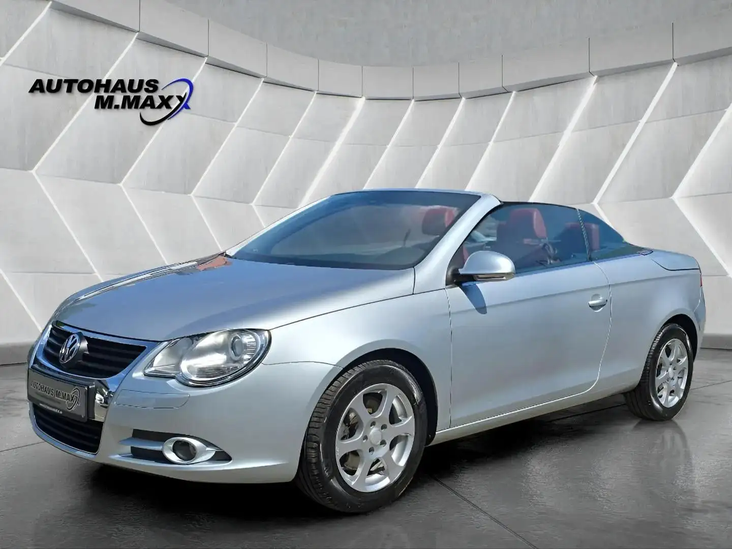 Volkswagen Eos 2.0 Turbo 1.Hand*Navi*Leder*PDC Argento - 1