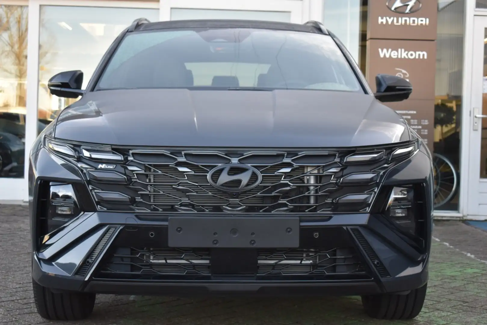 Hyundai TUCSON 1.6 T-GDI HEV N-Line Sky DIRECT LEVERBAAR! Gris - 2