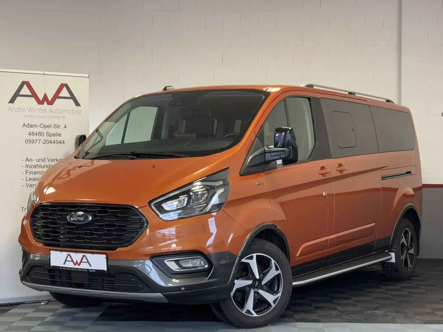Ford Tourneo Custom L2 Active AHK Xenon Standheizung Orange - 1