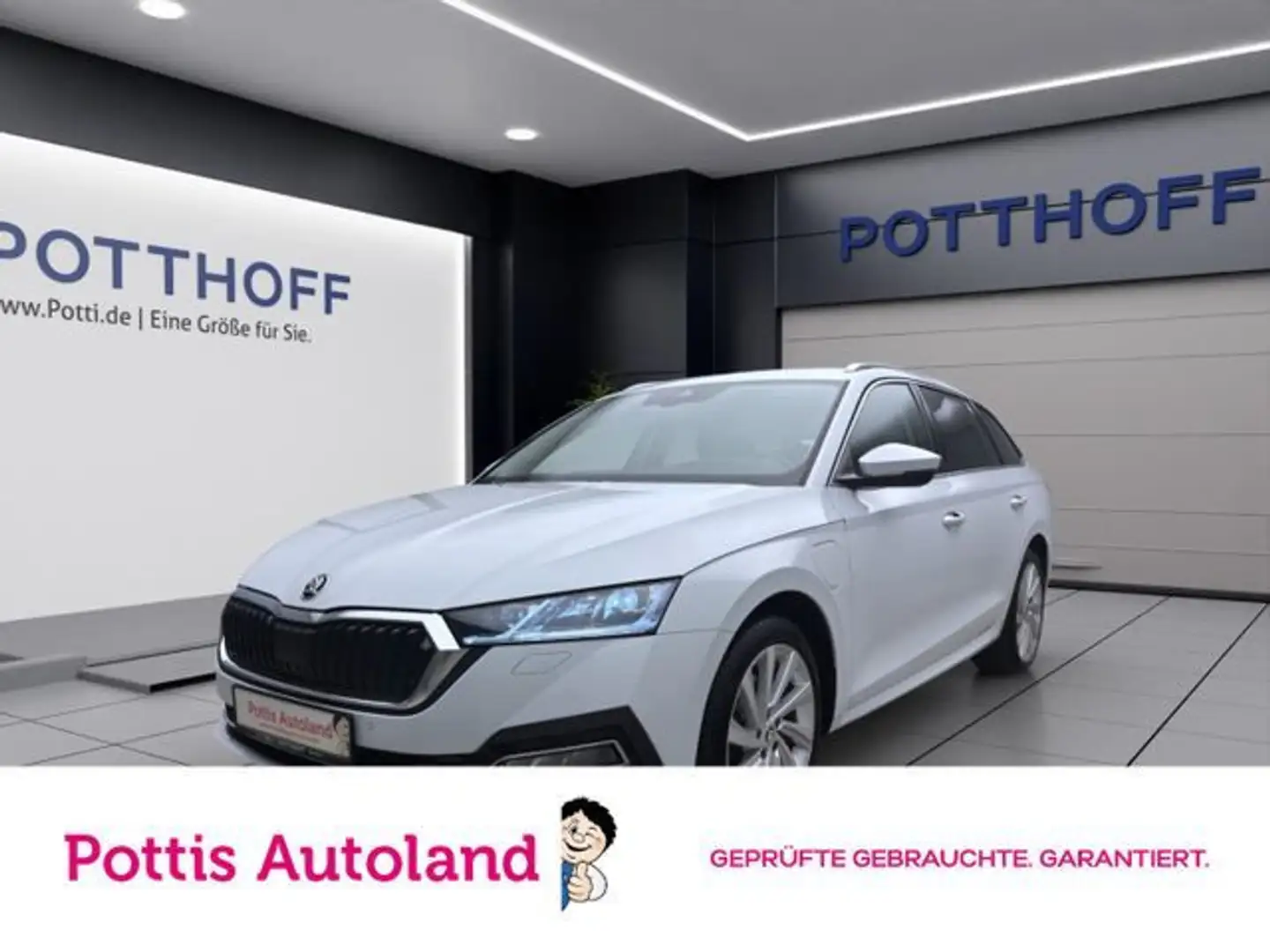 Skoda Octavia Combi iV 1.4 TSI DSG STYLE NAVI PDC LED Weiß - 1