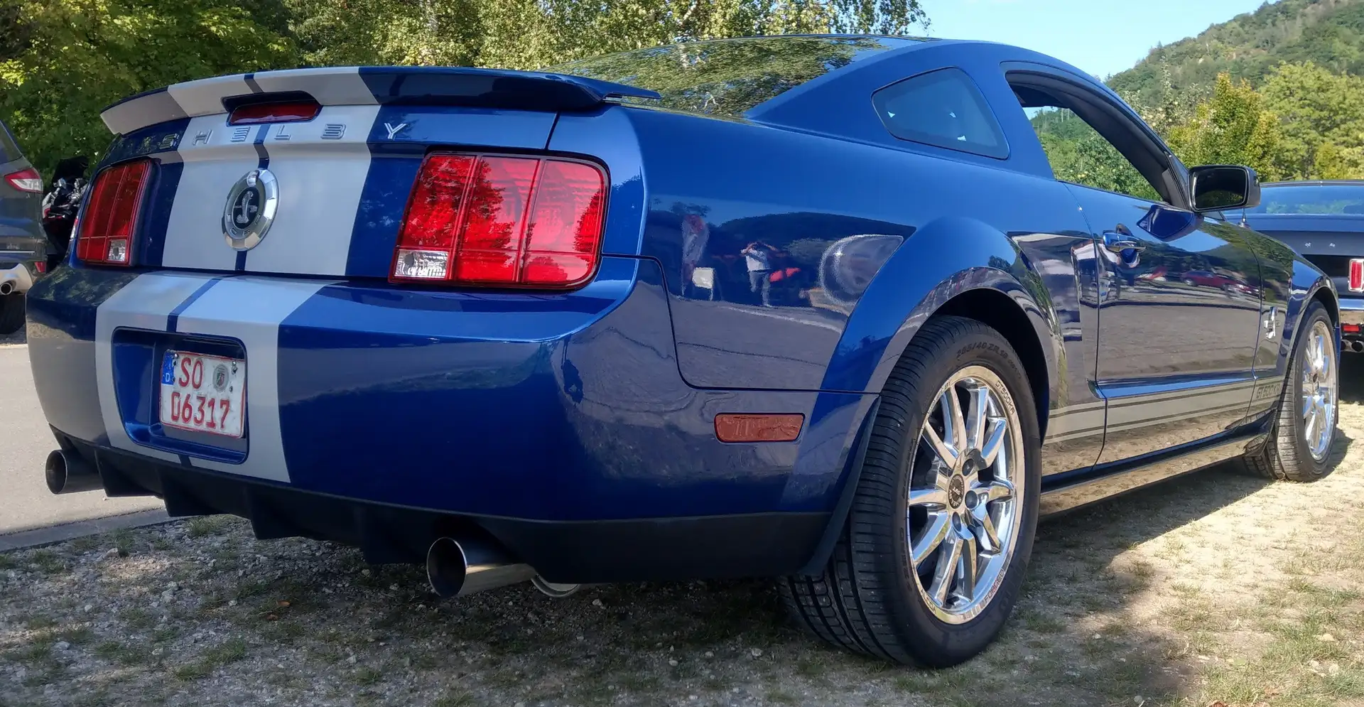 Ford MUSTANG SHELBY GT500KR EINZELSTÜCK Синій - 2