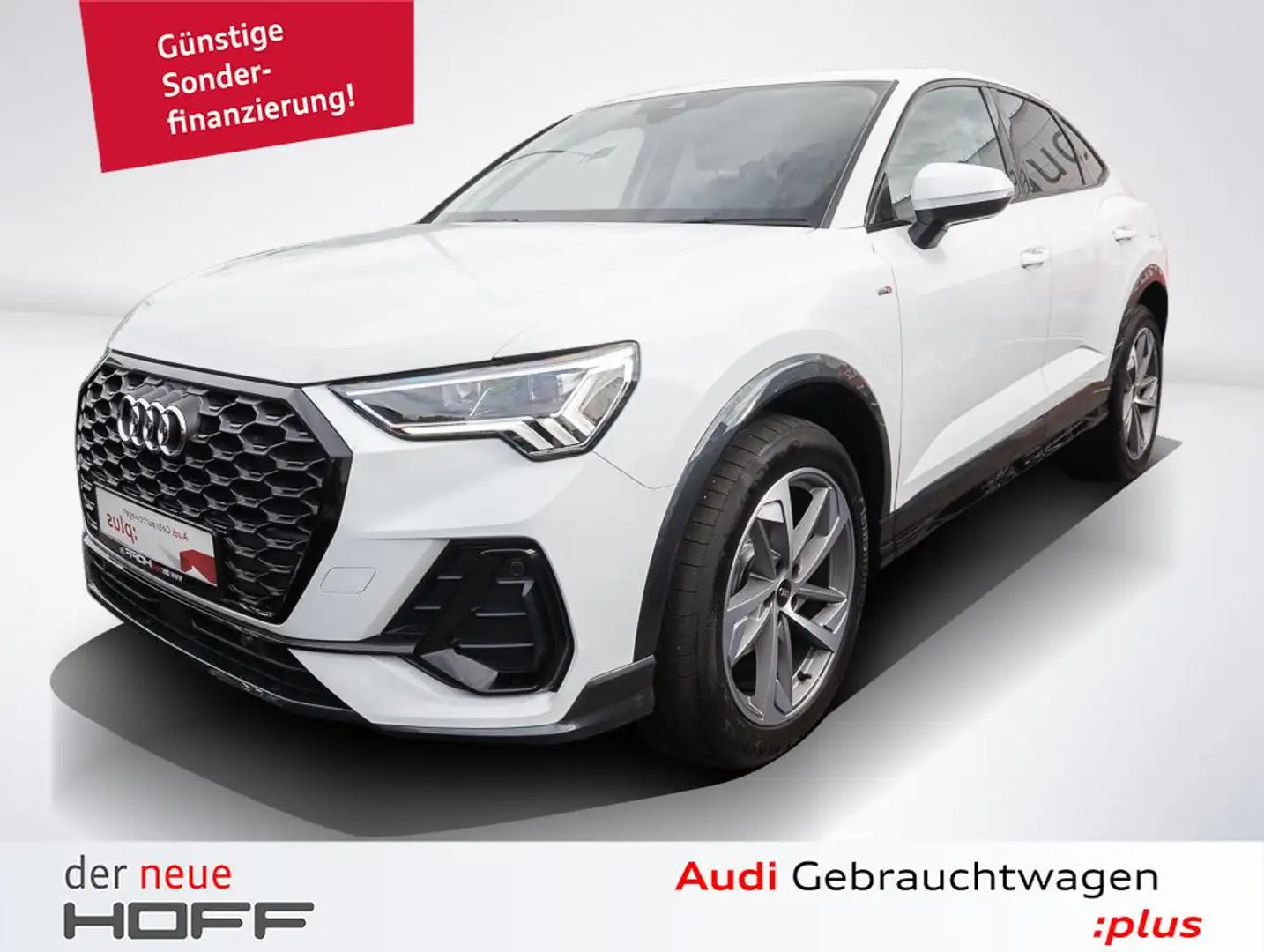 Audi Q3 Sportback S line 35 TFSI AHK NAVI LED KLIMA SH APP Weiß - 1
