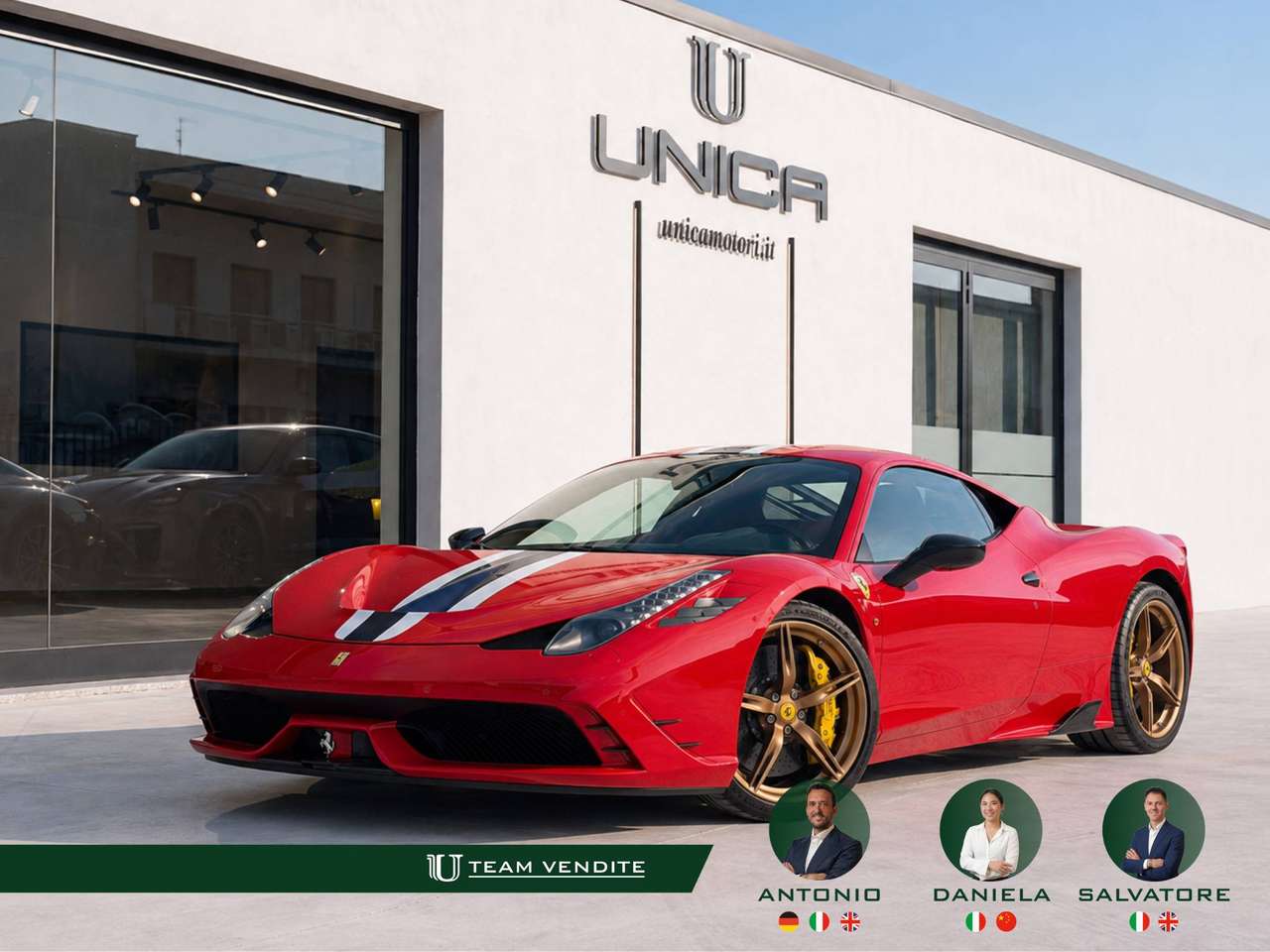 Ferrari 458 SPECIALE 4.5 605 CV SPECIALE DCT CERCHI MAGNESIO ORO 1600KM REALI