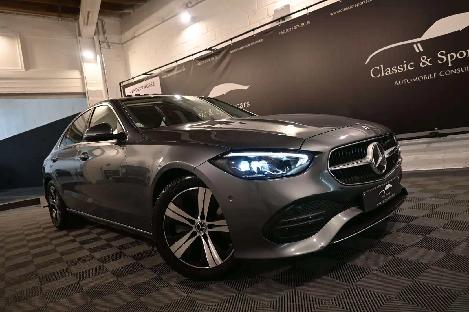 Mercedes-Benz C 220 dA AUTO /CARPLAY / CAMERA / DISTRONIC / LANE ASSIT Gris - 2