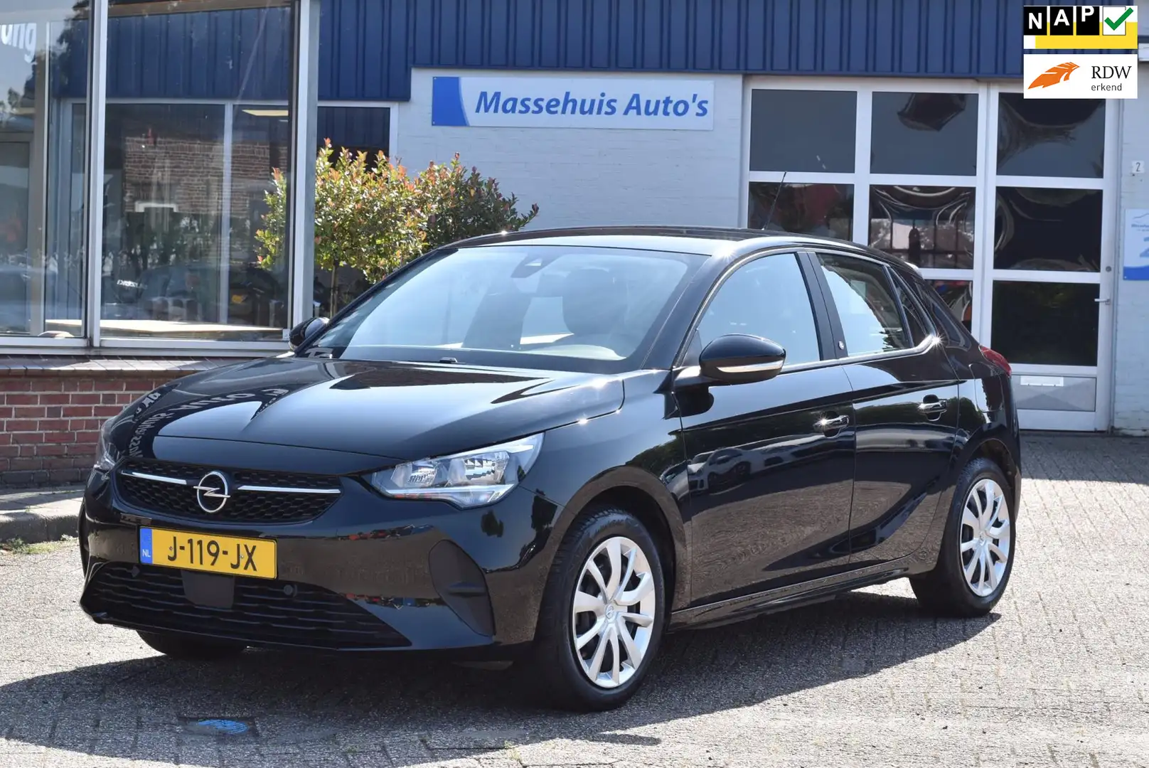 Opel Corsa-e Edition 50 kWh Navi €2000,- Subsidie Clima Cruise Zwart - 1