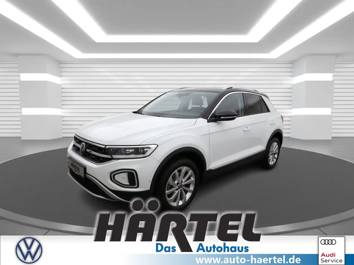 Volkswagen T-Roc STYLE 1.5 TSI DSG (+ACC-RADAR+NAVI+AHK) LED Weiß - 1