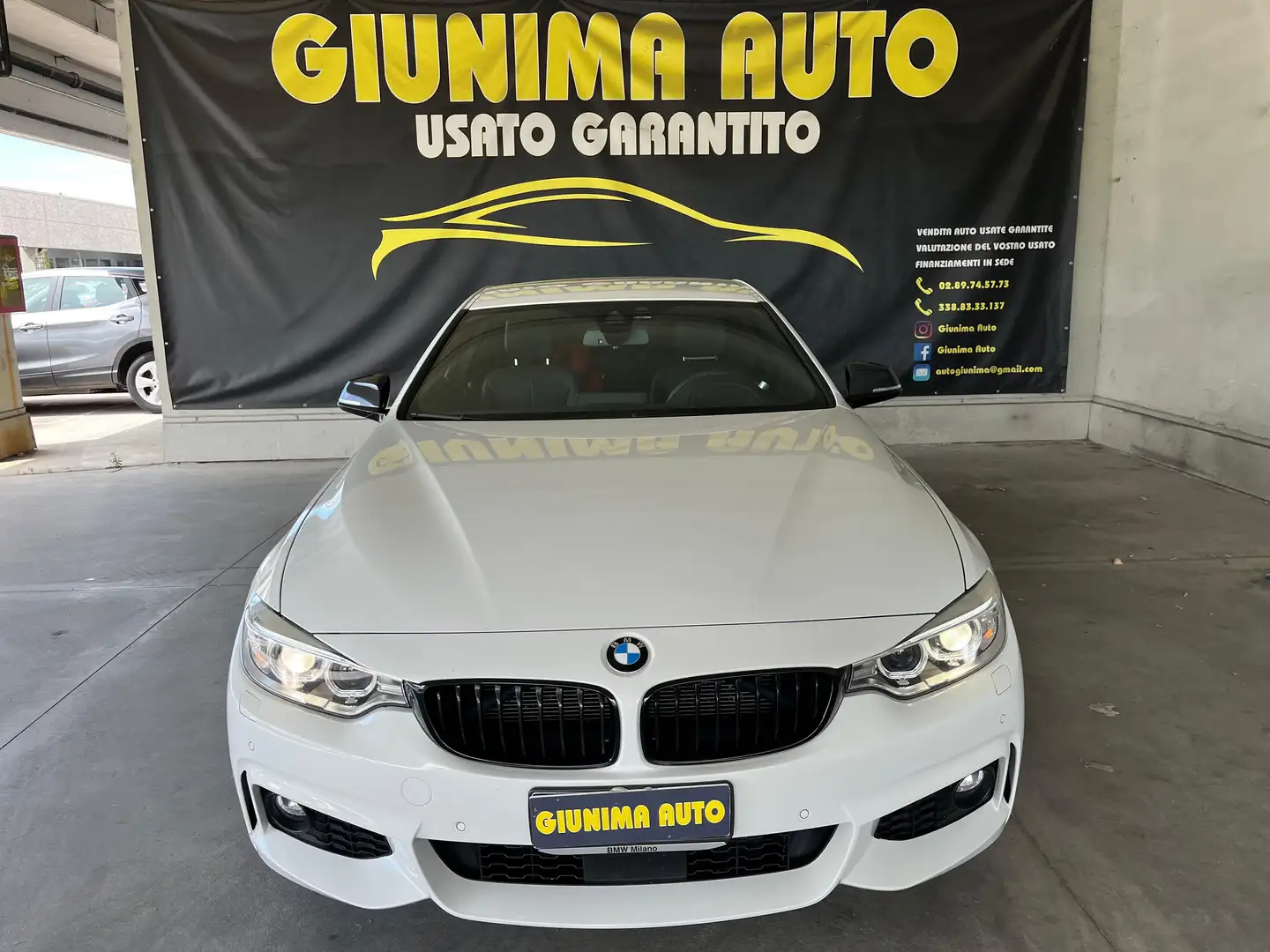 BMW 420 420d Coupe xdrive Msport my15 Bianco - 2