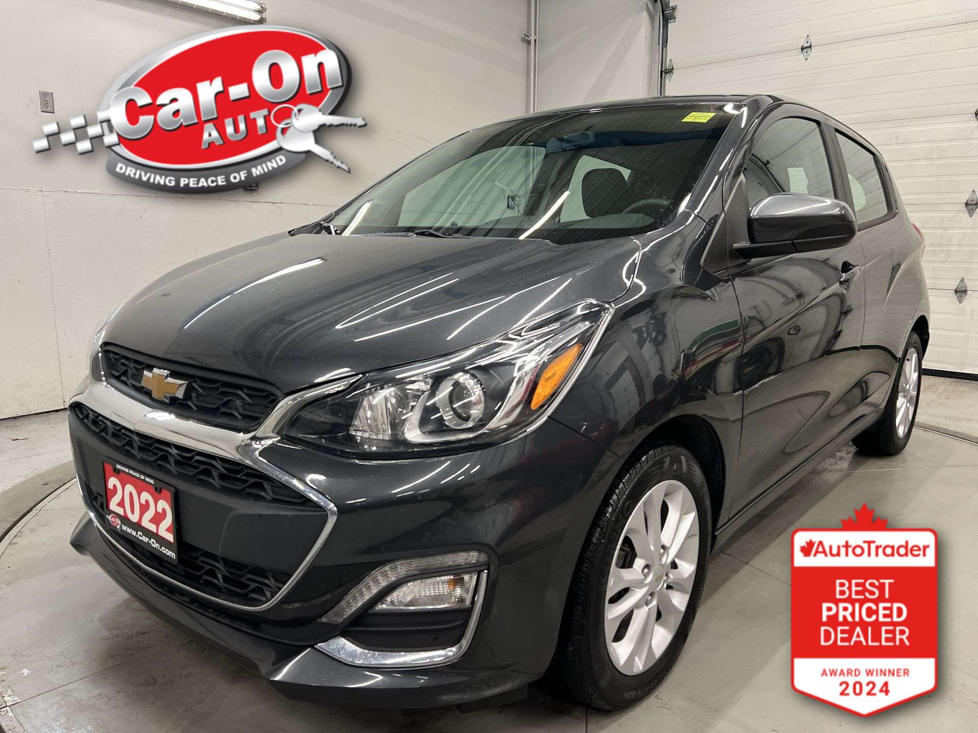 Gray 2022 Chevrolet Spark Hatchback Front-Wheel Drive Automatic