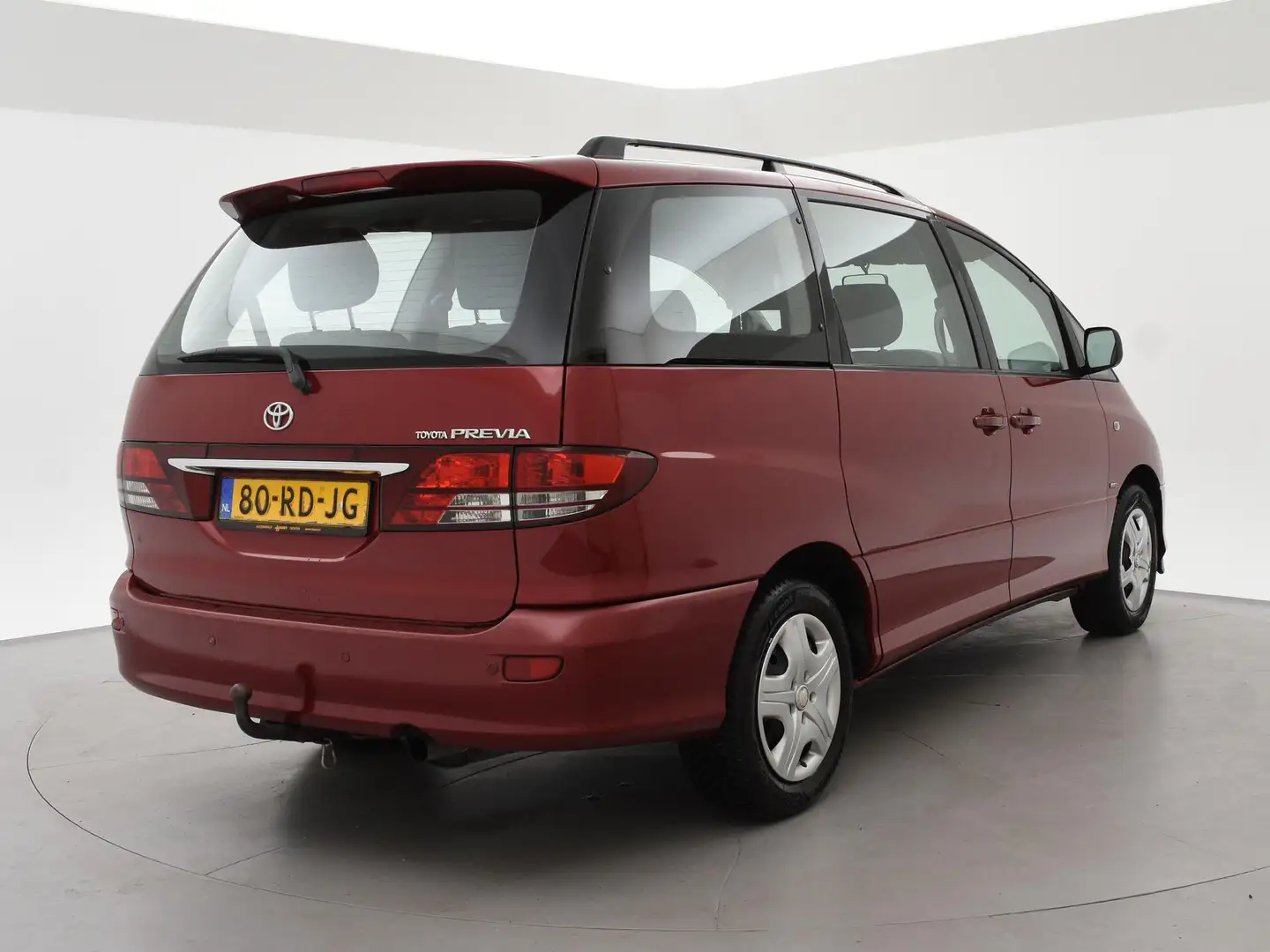 Toyota Previa 2.4 VVT-i TERRA AUT. 7-PERS*1e EIGENAAR/DLR ONDH.* Rojo - 2
