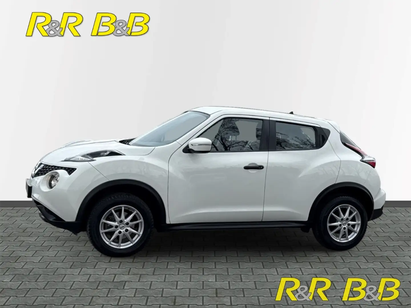 Nissan Juke Visia Plus ALU+KLIMA+AUX+EFH+LED-TAGFAHRLICHT Weiß - 2