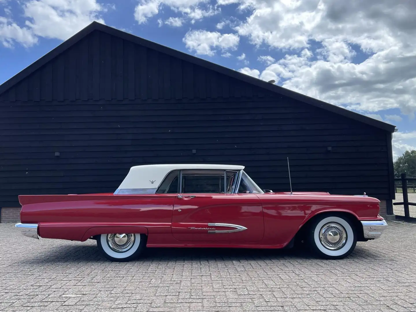 Ford Thunderbird USA V8 1959 Aut. Airco, in zeer mooie staat Rouge - 2