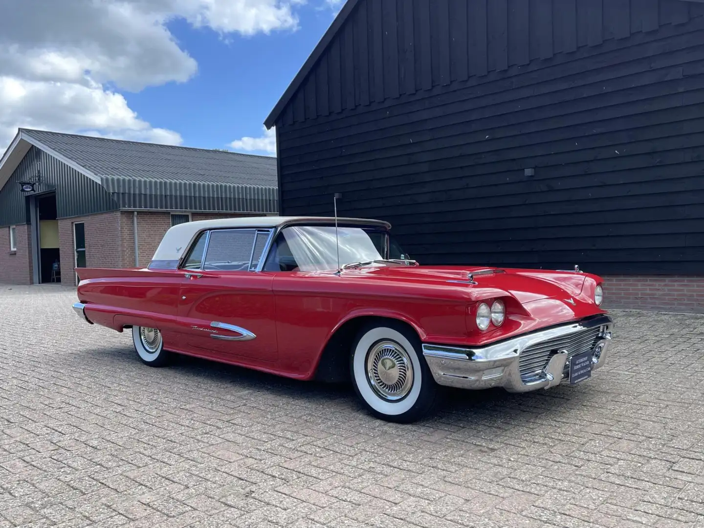 Ford Thunderbird USA V8 1959 Aut. Airco, in zeer mooie staat Rouge - 1