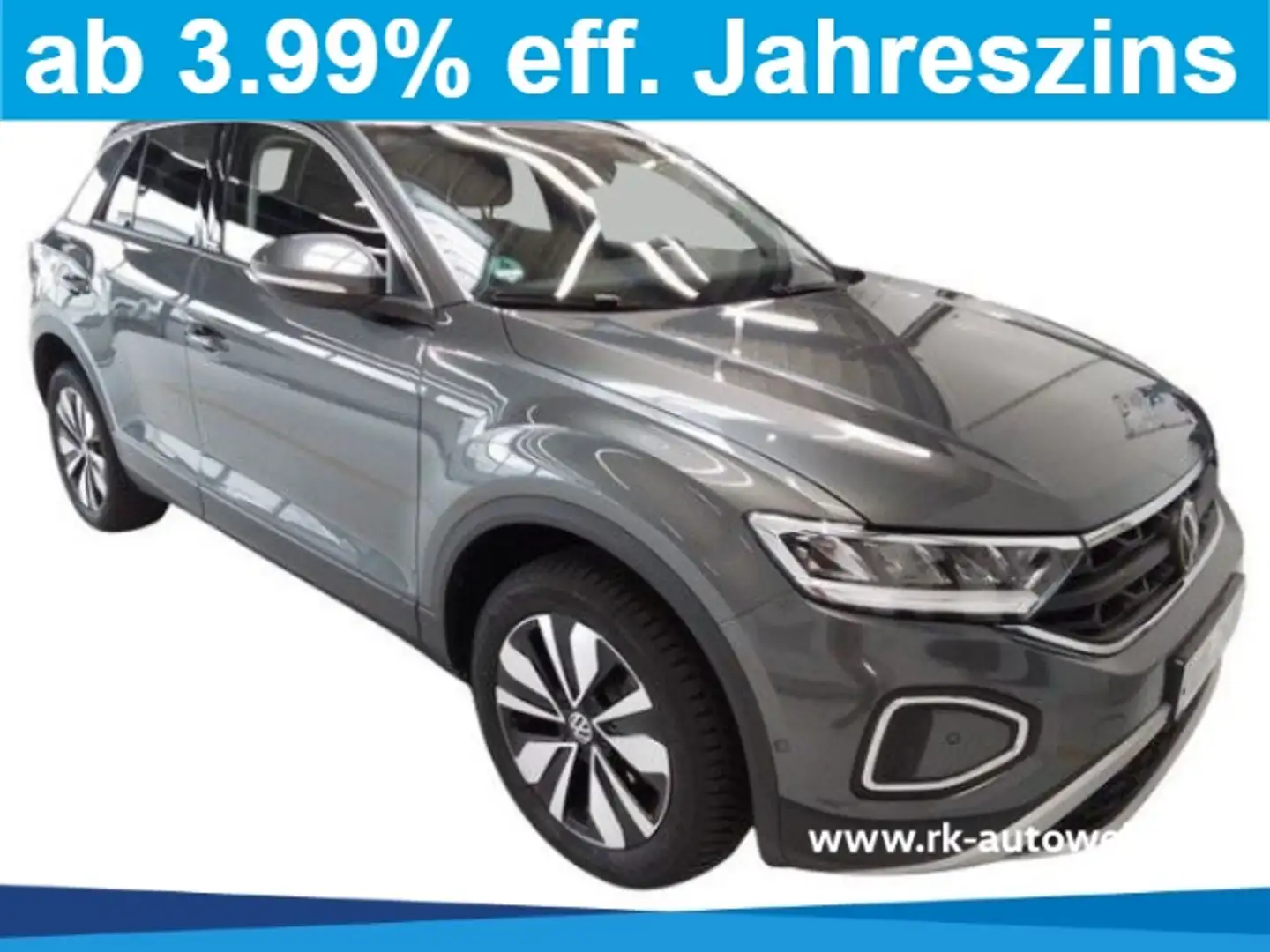 Volkswagen T-Roc 1.5 TSI Move Navi LED Apple CarPlay Android Auto M Gris - 1