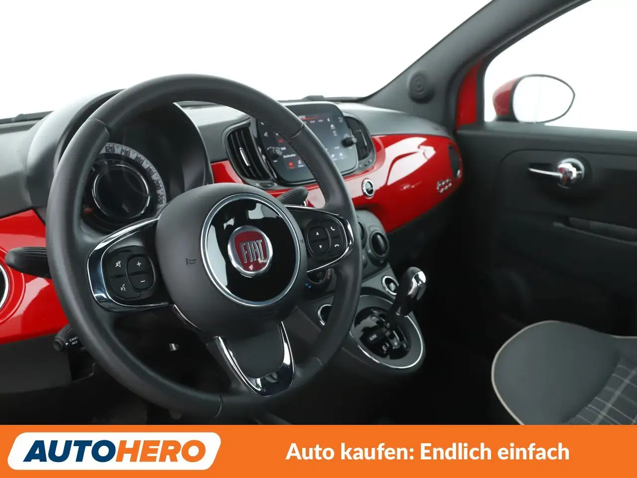 Fiat 500 1.2 Lounge Aut.*NAVI*TEMPO*PDC*, миниатюра 11