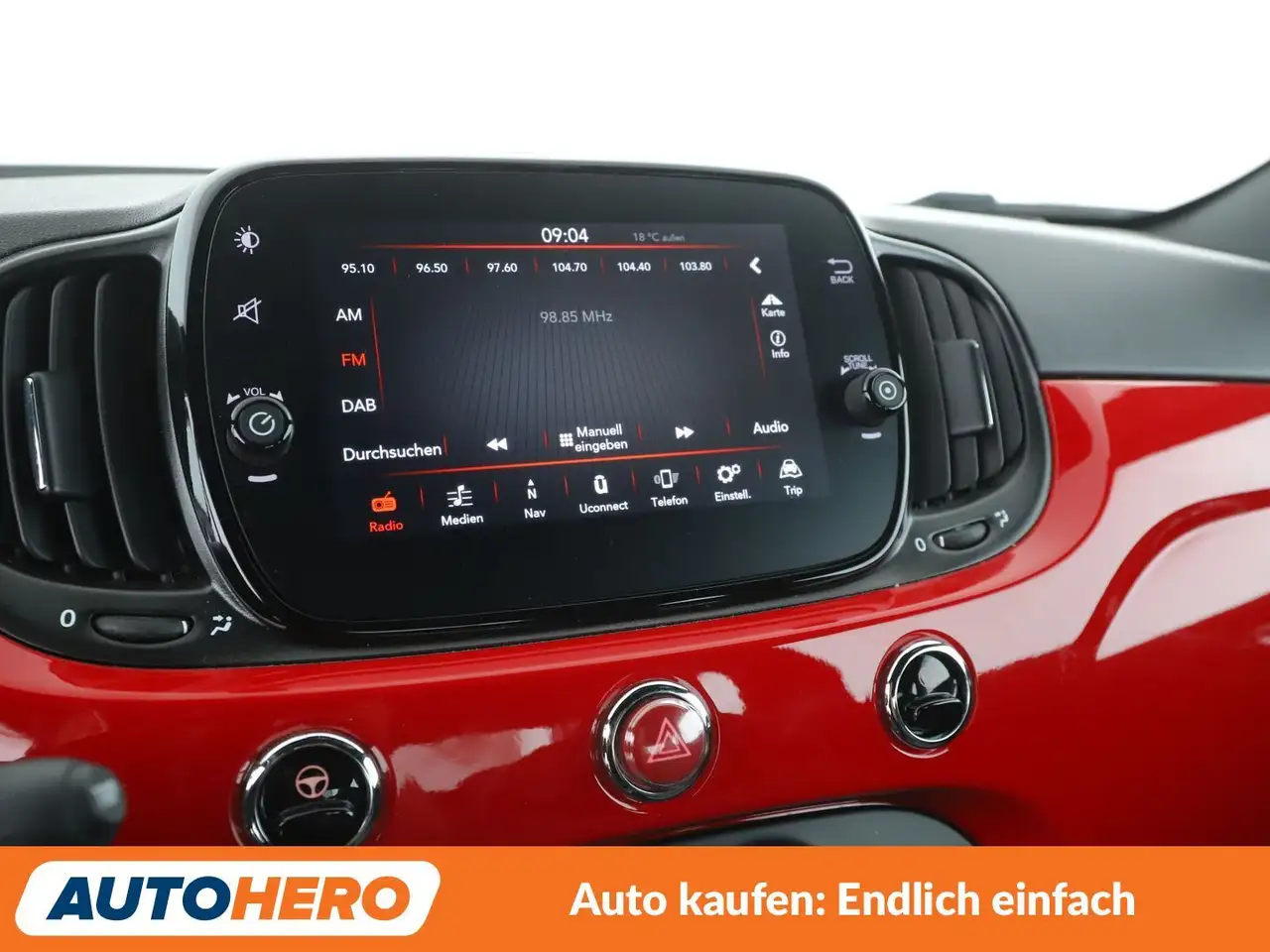 Fiat 500 1.2 Lounge Aut.*NAVI*TEMPO*PDC*, миниатюра 21