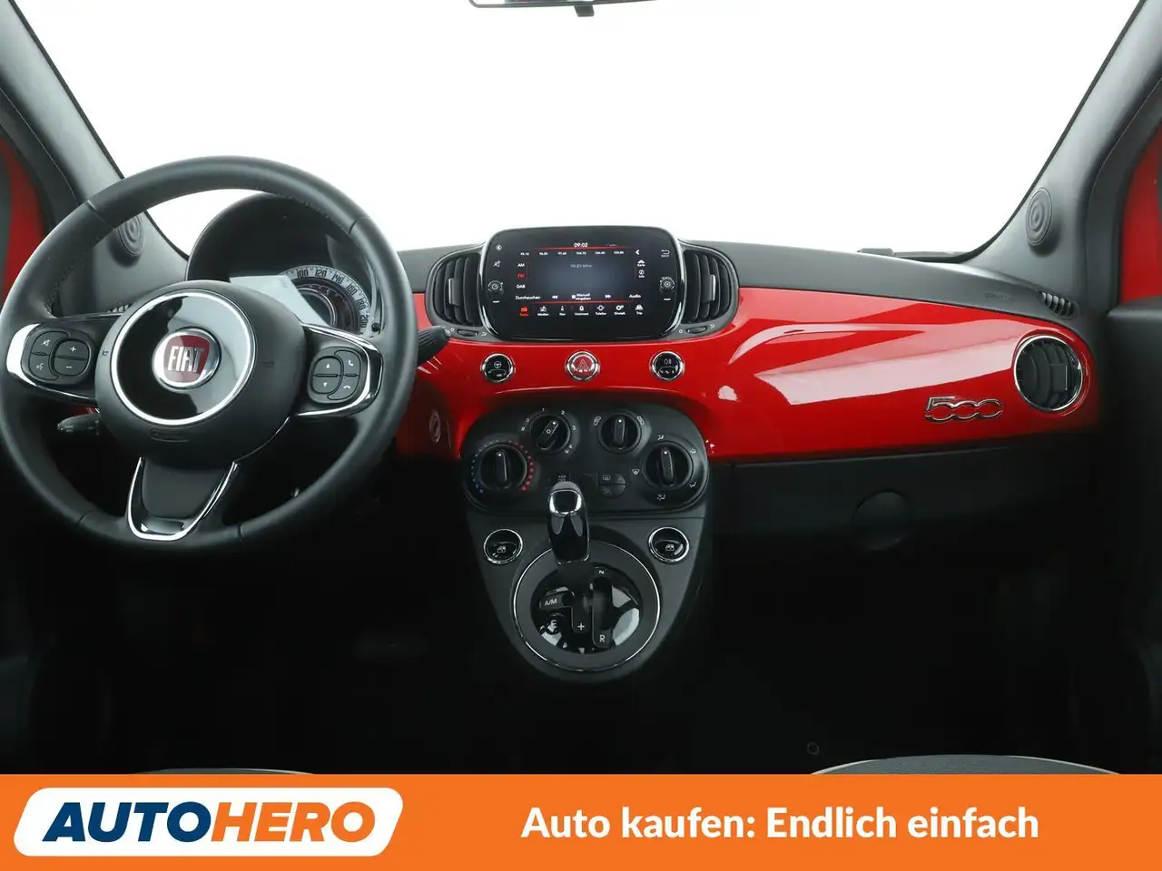 Fiat 500 1.2 Lounge Aut.*NAVI*TEMPO*PDC*, миниатюра 12