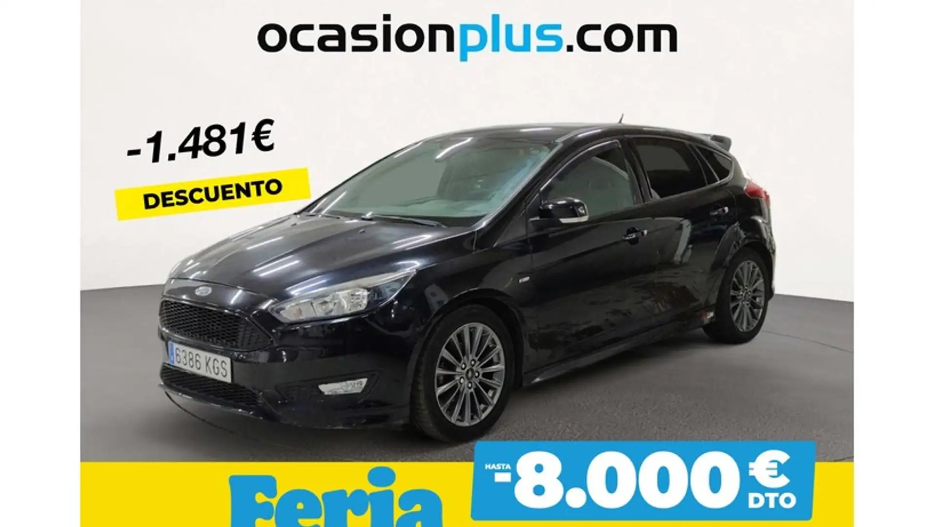 Ford Focus 1.0 Ecoboost Auto-S&S ST-Line 125 Noir - 1