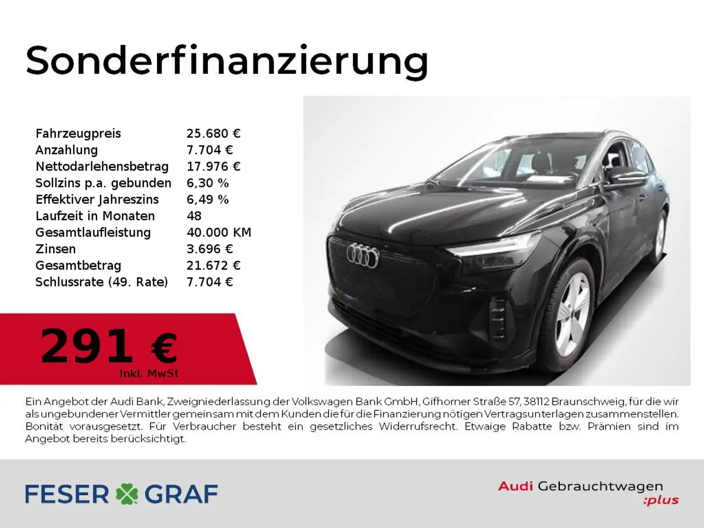 Audi Q4 e-tron 35 adv Pano,LED,Kamera,SmartphoneI Schwarz - 1