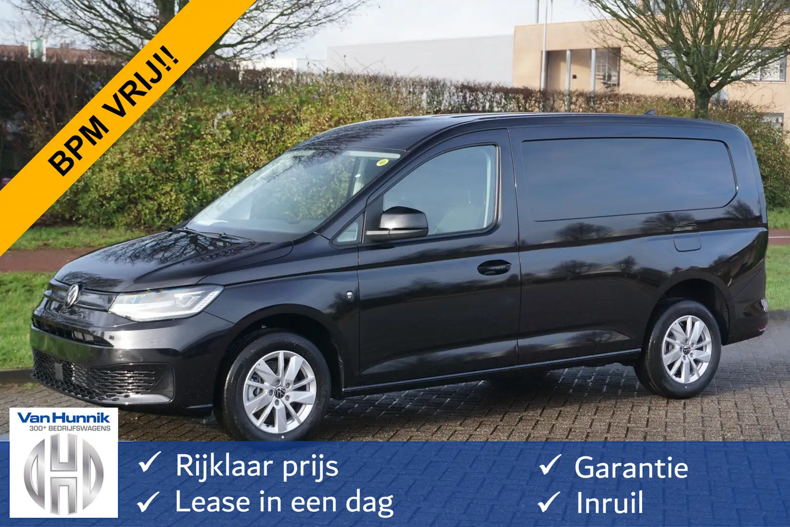Volkswagen Caddy Maxi 2.0TDI 122PK DSG AUT BPM VRIJ!! Navi, Camera, Zwart - 1