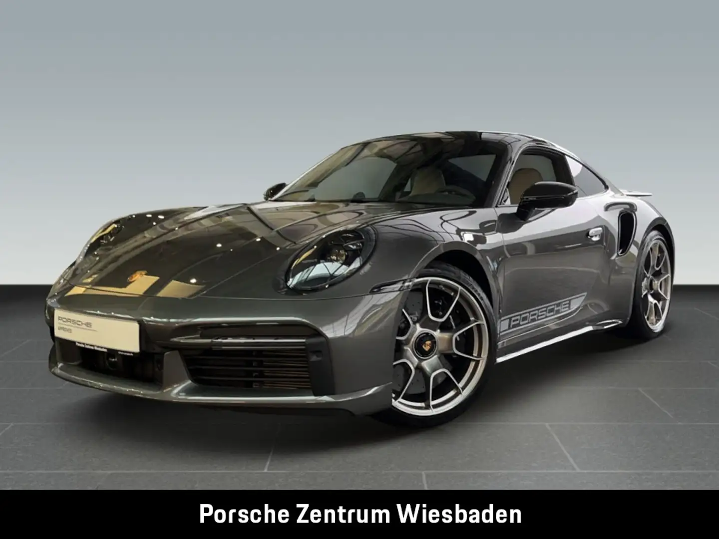 Porsche 911 Turbo S  Burmester, Leder Bi-Color, Glasdach Grigio - 1