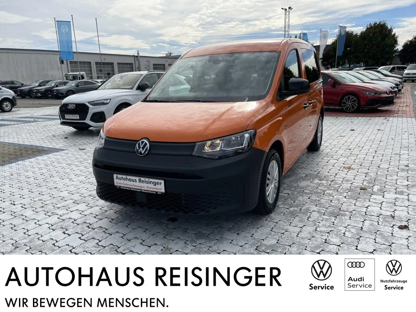 Volkswagen Caddy 2,0 TDI (RearView,TechnikPaket,LaneAssist,App) Orange - 1