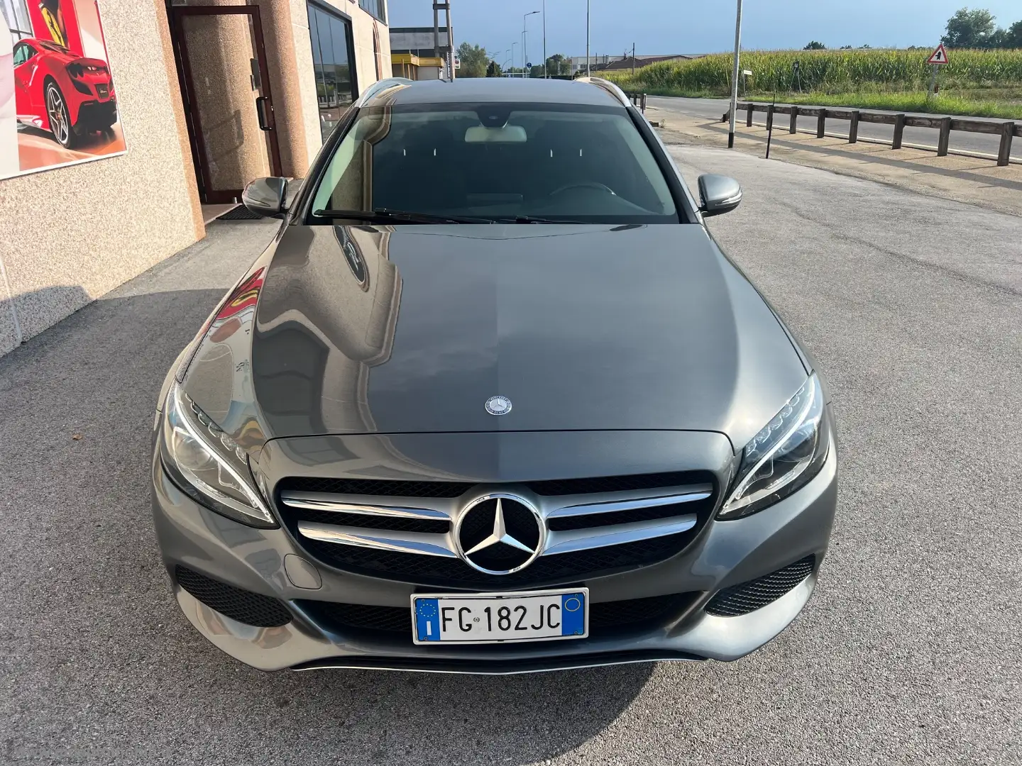 Mercedes-Benz C 220 C 220 d S.W. Auto Sport FARI LED RESTYLING Grijs - 2