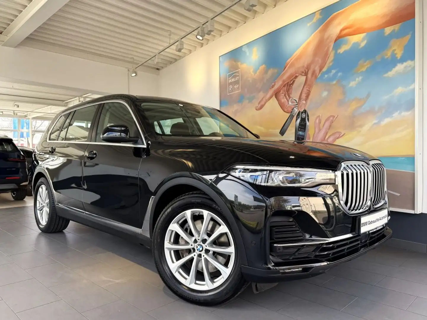 BMW X7 xDr40i 7-SITZE PANO+SKY+ACC+HUD+LASER+KOMF+AL Czarny - 2