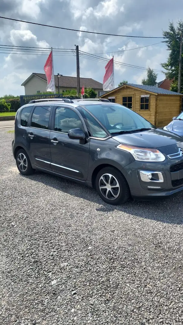 Citroen C3 Picasso 1.6HDI*AUTOMATIQUE*GPS*CAMERA*GARANTIE 12MOIS* Gris - 1