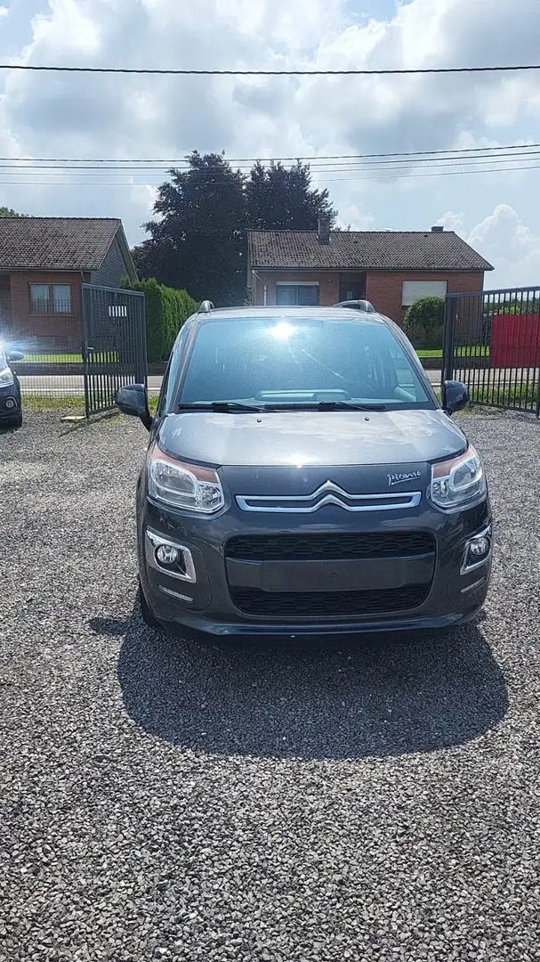 Citroen C3 Picasso 1.6HDI*AUTOMATIQUE*GPS*CAMERA*GARANTIE 12MOIS* Gris - 2