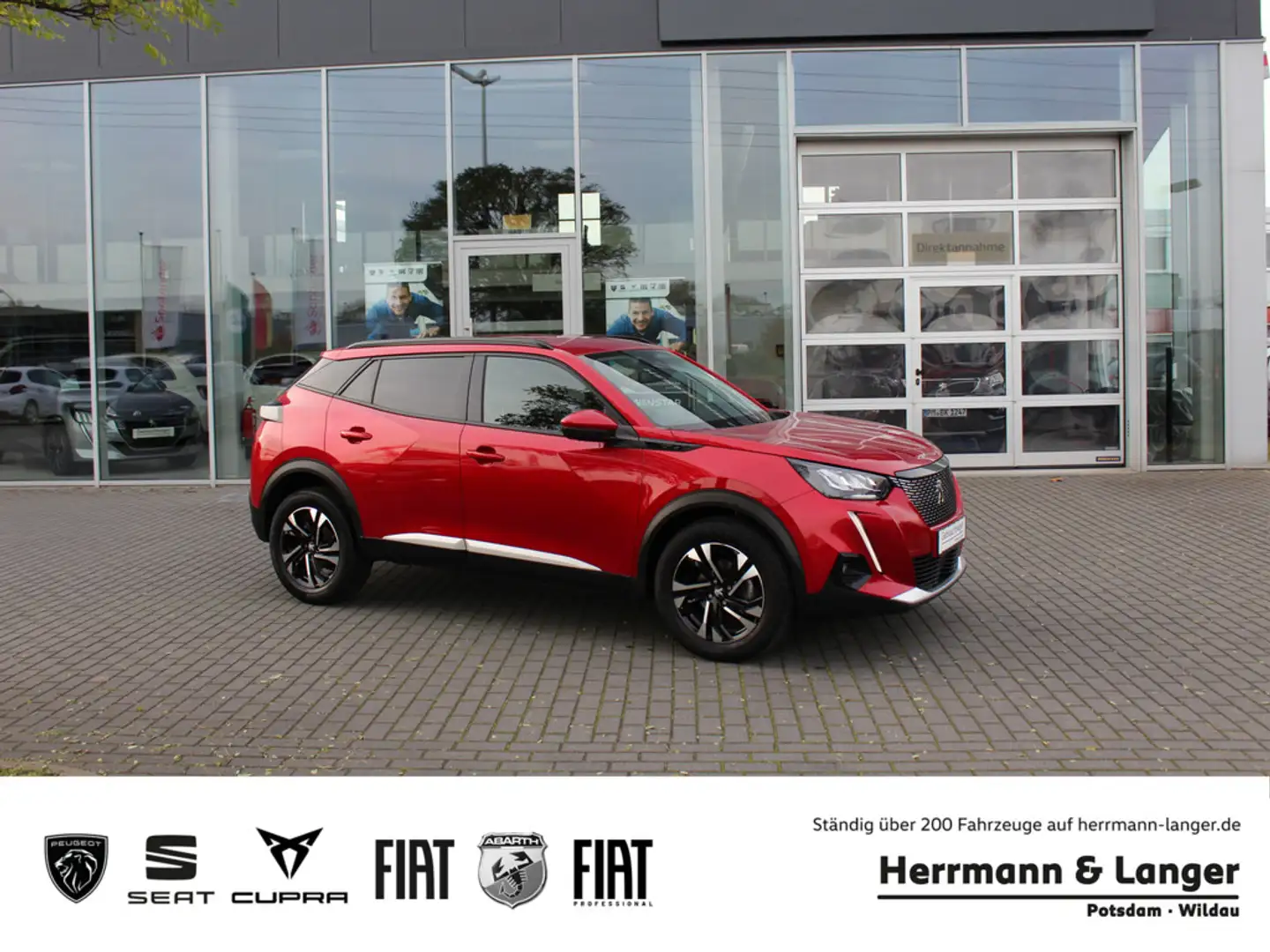 Peugeot 2008 1.2 Allure SHZ Navi Tempomat Rot - 1