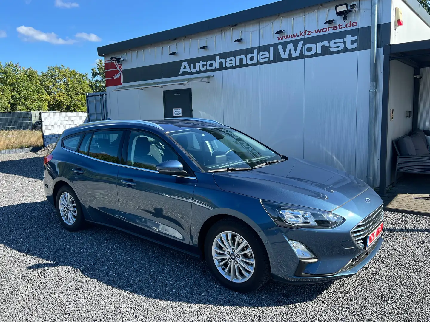 Ford Focus Titanium-Hybrid-Kamera-Top-Unfallfrei Blau - 1
